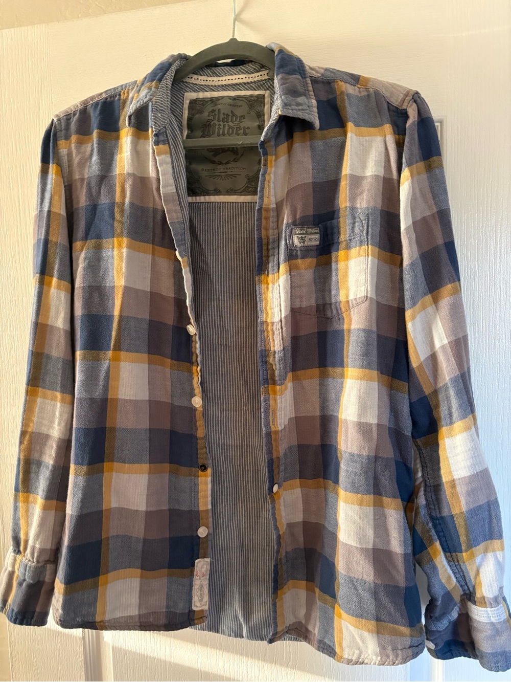 Slade Wilder “Destroy Tradition” Button‑Up Shirt – Medium
